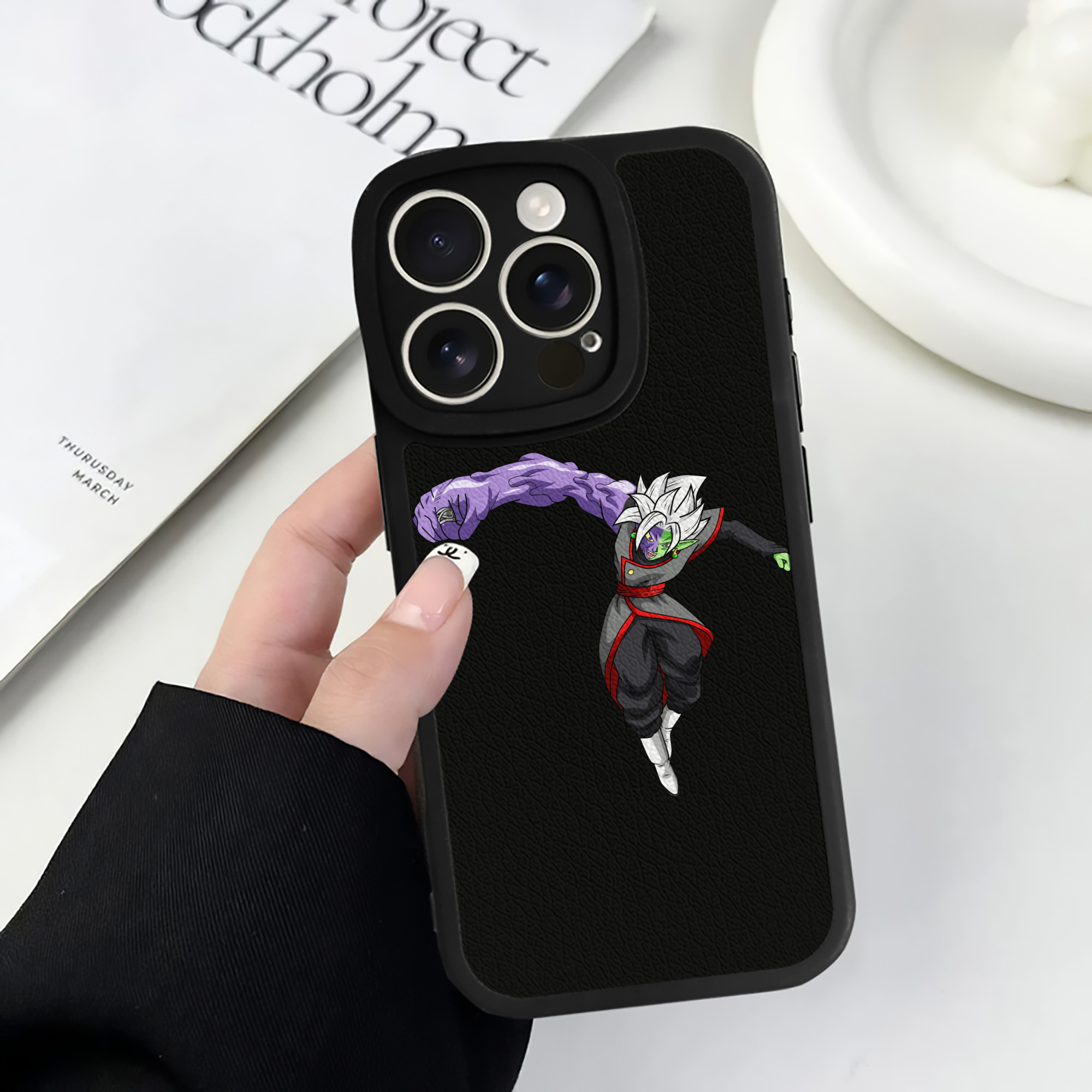（画像用） ドラゴンボール ベジット DRAGON BALL Vegetto 【iPhone 16シリーズ対応】シリコンスマホケース（レザー調） 材質：シリコン